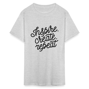 Unisex Classic Inspire Print T Shirt - heather gray