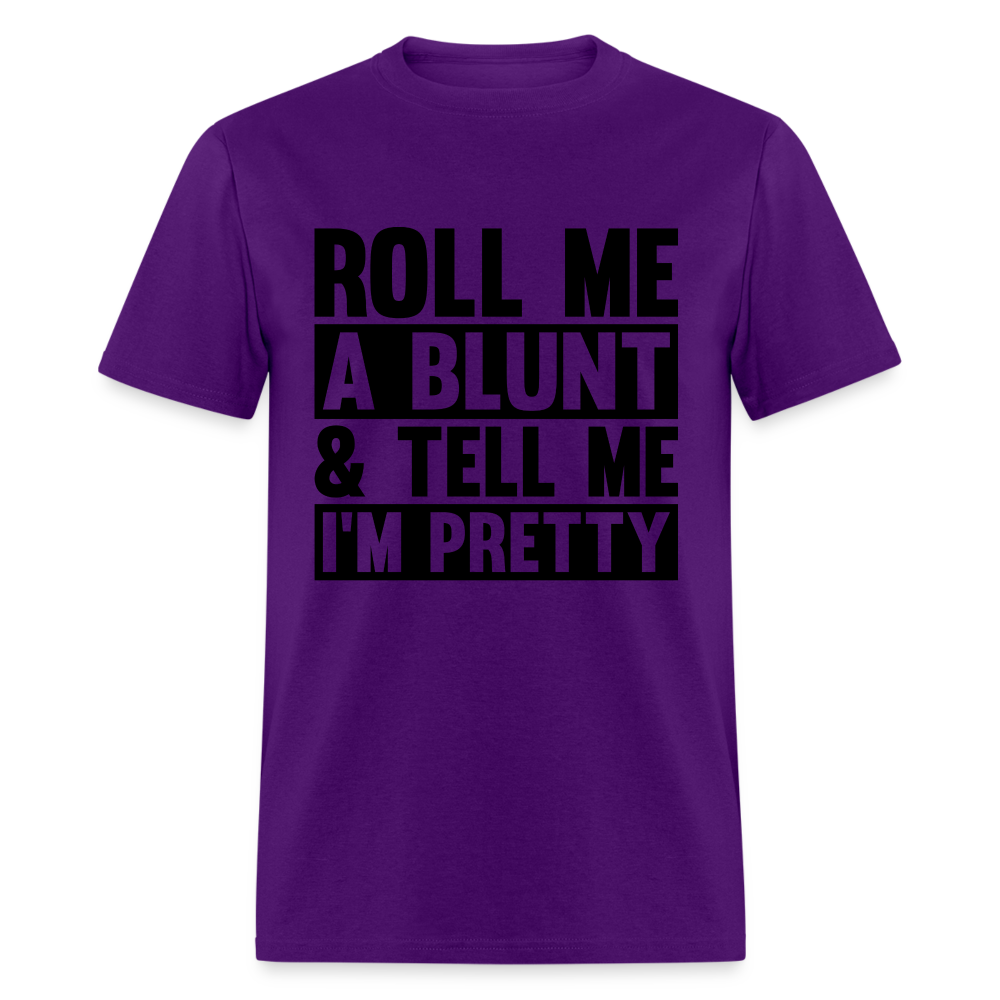 Unisex Roll a Blunt T Shirt - purple