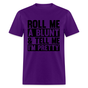 Unisex Roll a Blunt T Shirt - purple