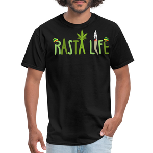 Unisex Classic Custom Rasta T Shirt - black