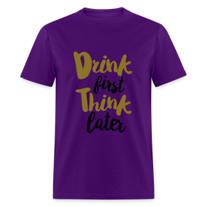 Unisex Classic Drink Now T Shirt - purple