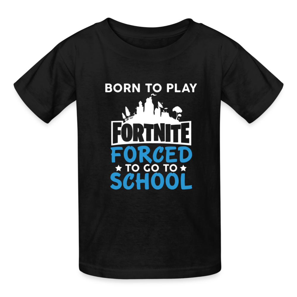 Boys Youth Hanes Tagless Fortnite T Shirt - black