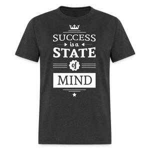 Unisex Success Print T Shirt - heather black