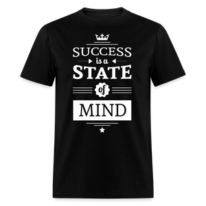 Unisex Success Print T Shirt - black