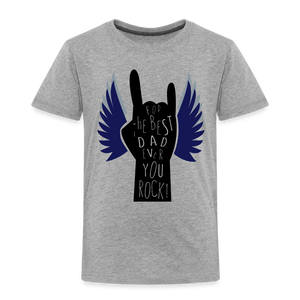 Unisex Premium Father's Day Print T Shirt - heather gray