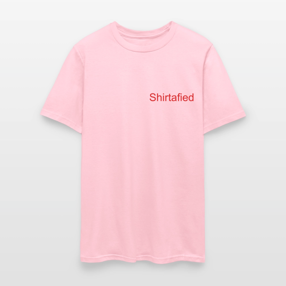 Unisex Shirtafied Print Gildan T Shirt - pink