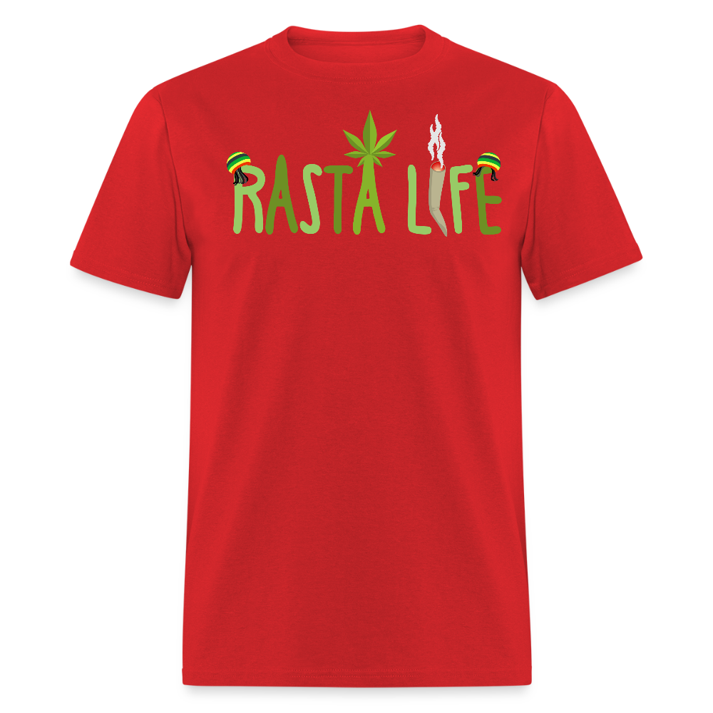 Unisex Classic Custom Rasta T Shirt - red