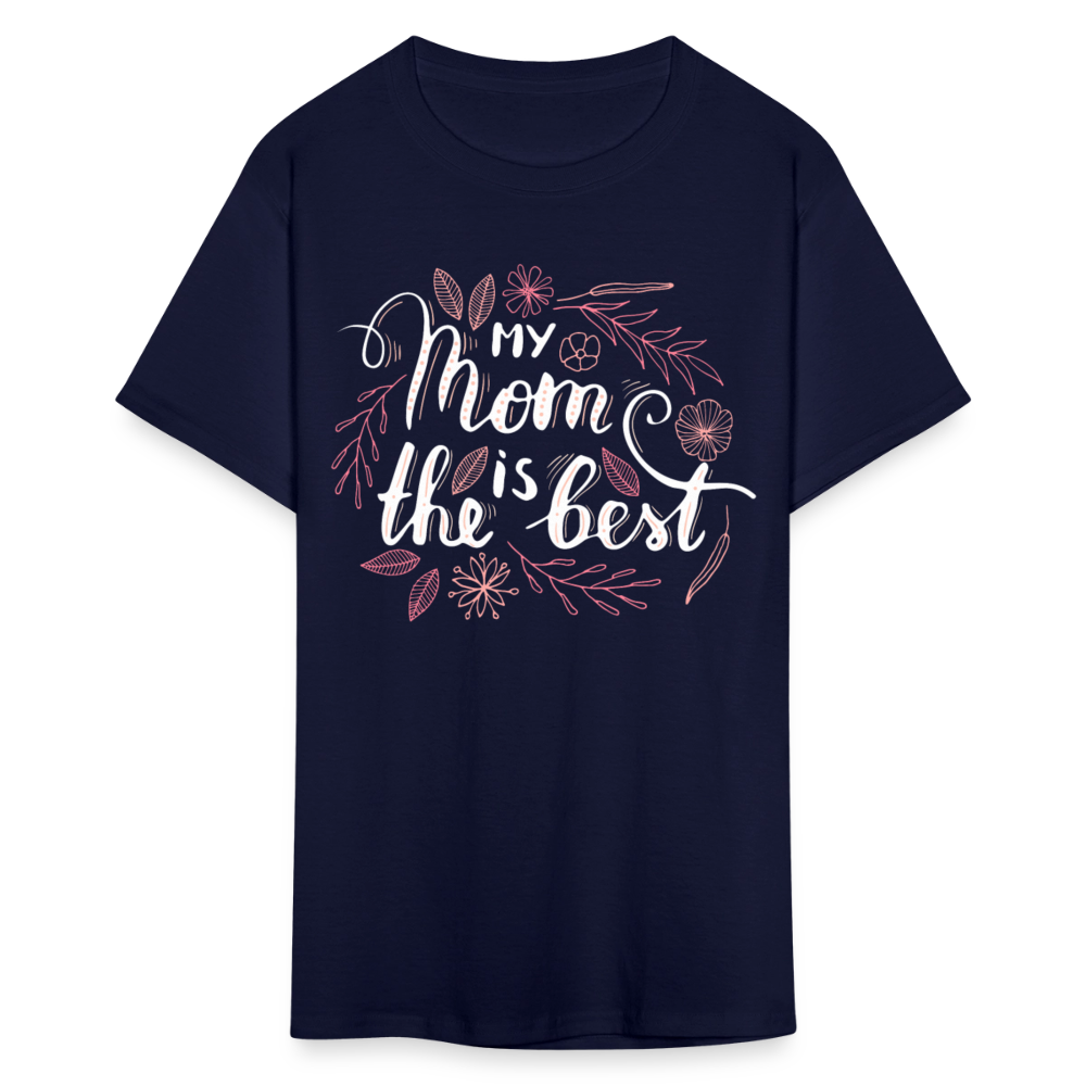 Women's Classic Custom Mother's T Shirt - navy
