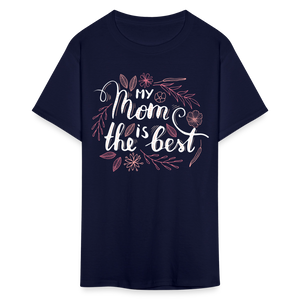 Women's Classic Custom Mother's T Shirt - navy