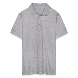 Men's Gildan Unisex 50/50 Jersey Polo - heather gray