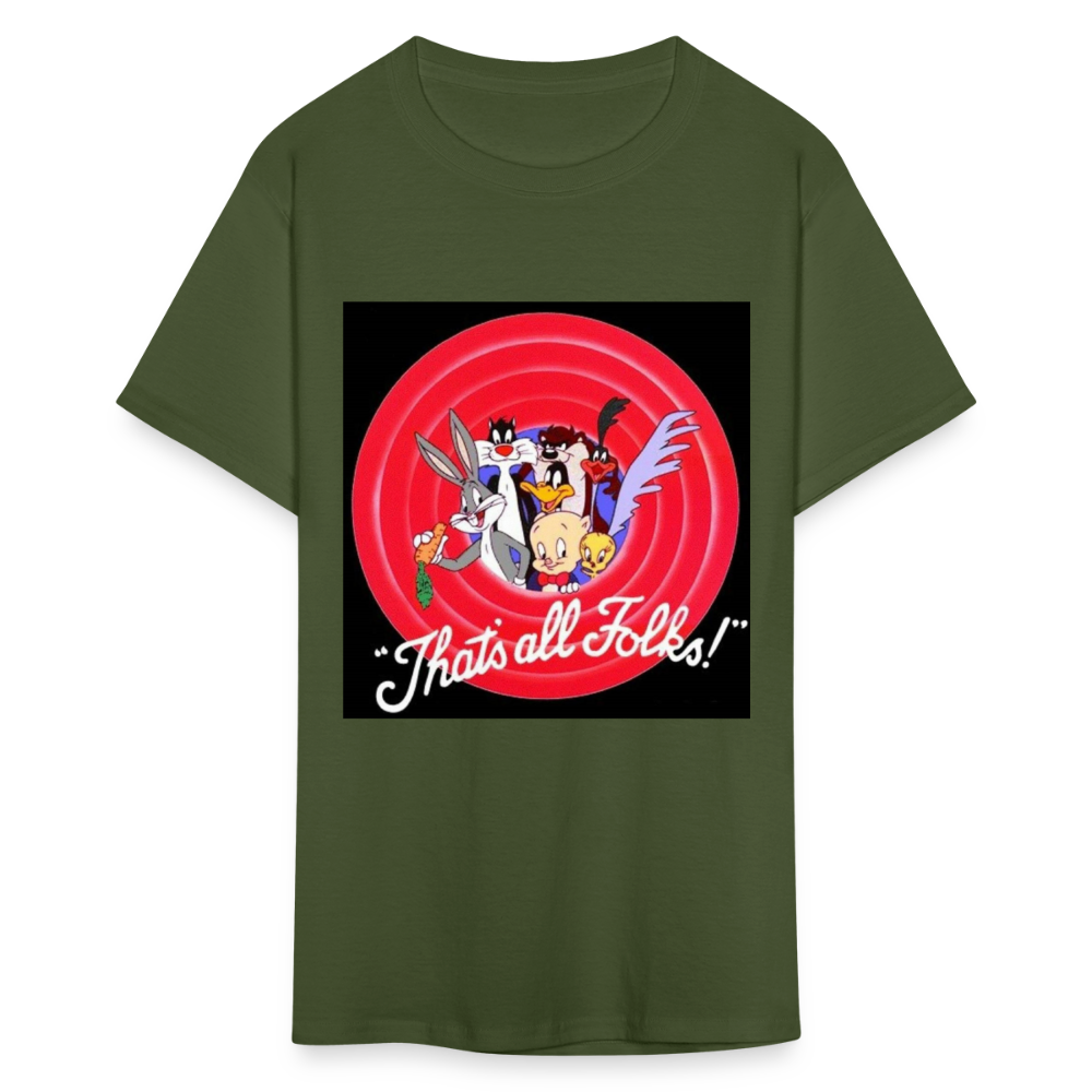 Unisex That's All Print T Shirt - military green