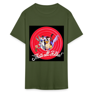 Unisex That's All Print T Shirt - military green