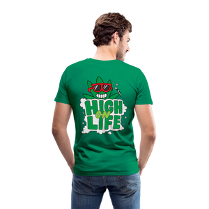 Men's Casual 420 Print T Shirt - kelly green