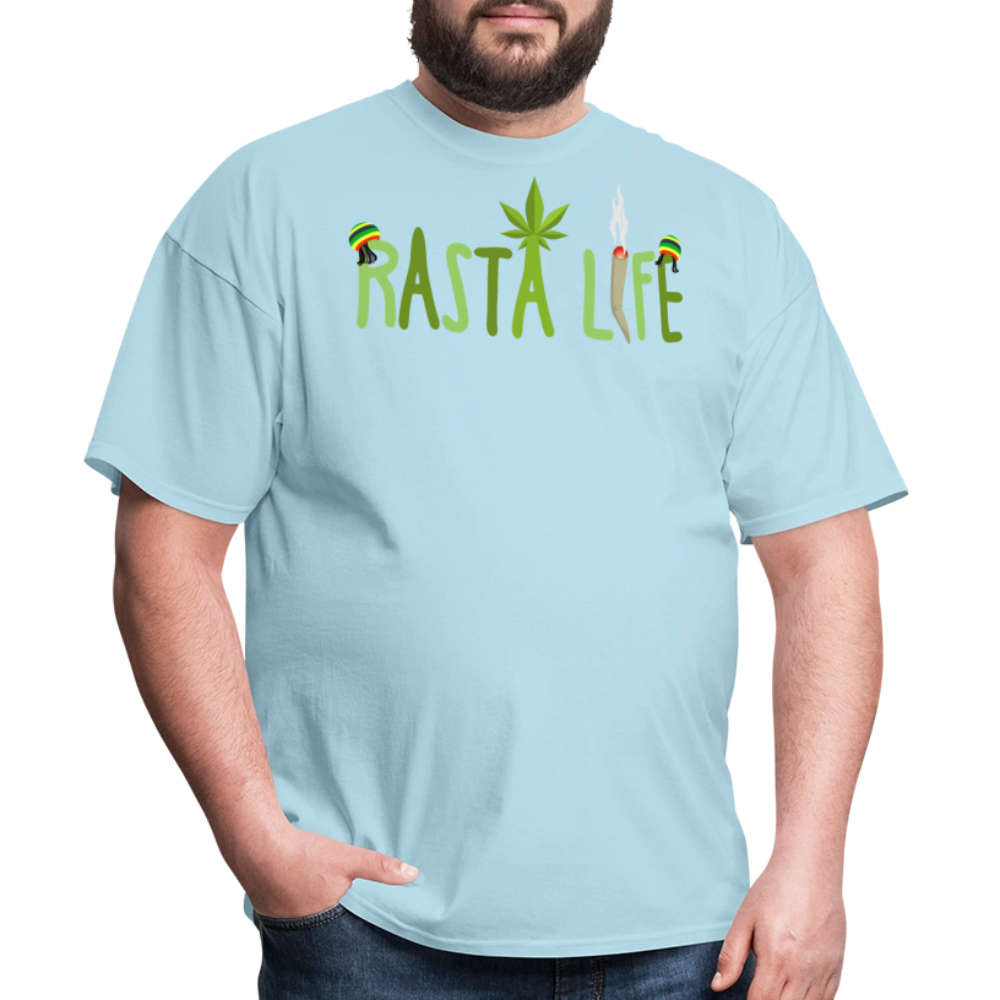 Unisex Classic Custom Rasta T Shirt - powder blue