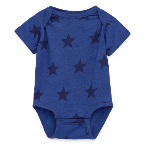 Babies and Kids 5 Star Print One Piece - royal star