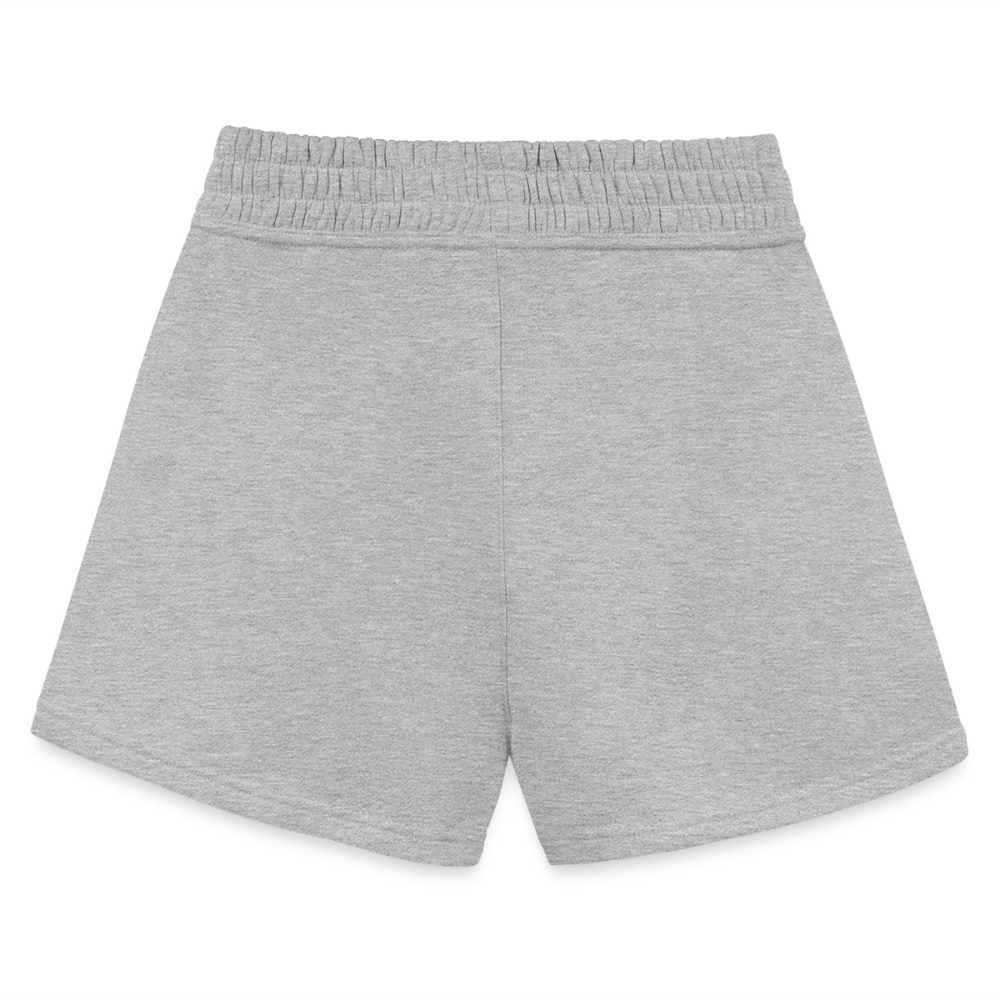 Women's Jogger Boss Queen Print Shorts - heather gray