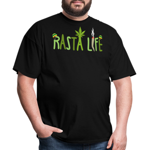 Unisex Classic Custom Rasta T Shirt - black