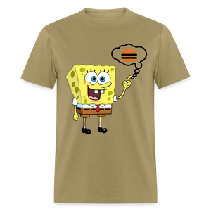 Unisex Classic SpongeBob Custom T Shirt - khaki