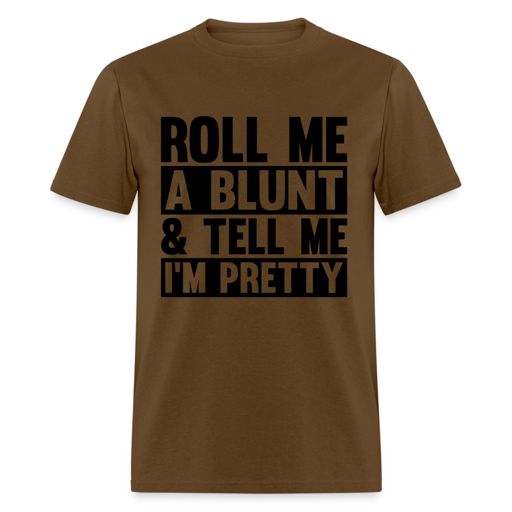 Unisex Roll a Blunt T Shirt - brown