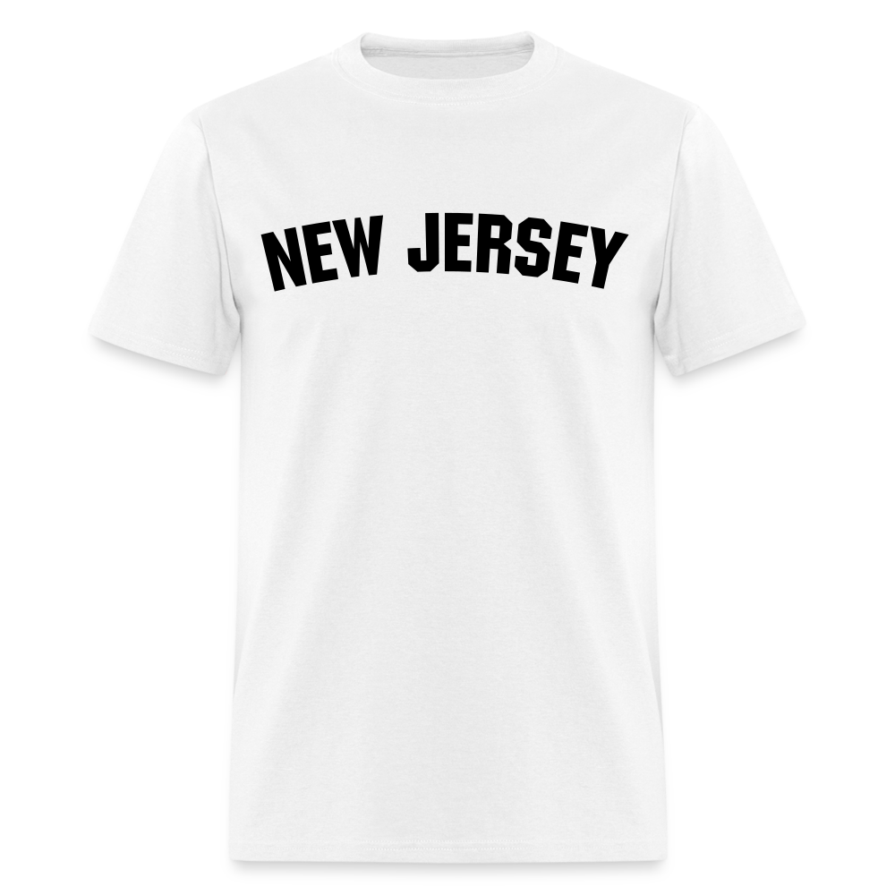 Unisex New Jersey T Shirt - white