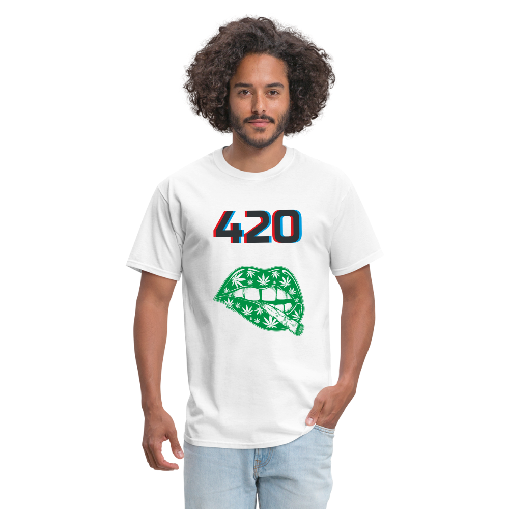 Men's 420 Classic Print T Shirt - white