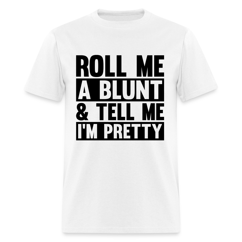 Unisex Roll a Blunt T Shirt - white