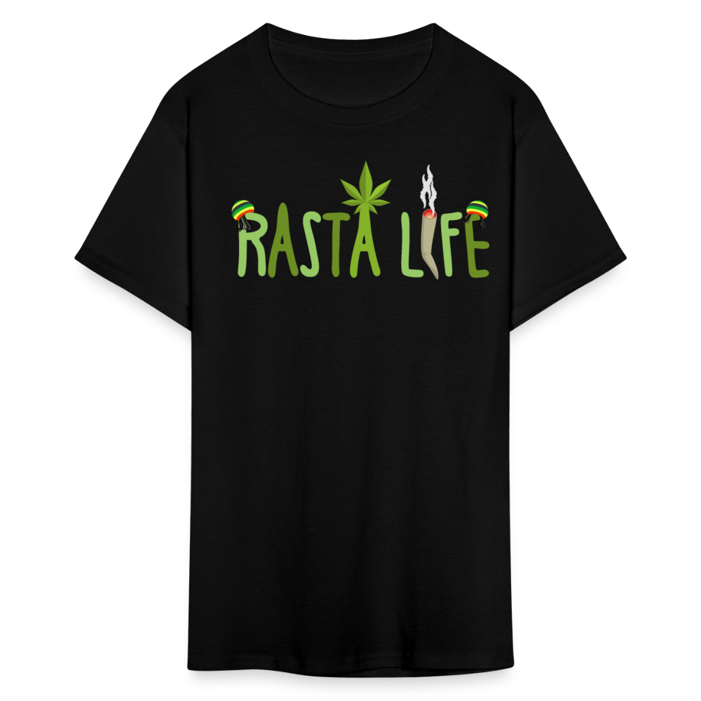 Unisex Classic Custom Rasta T Shirt - black