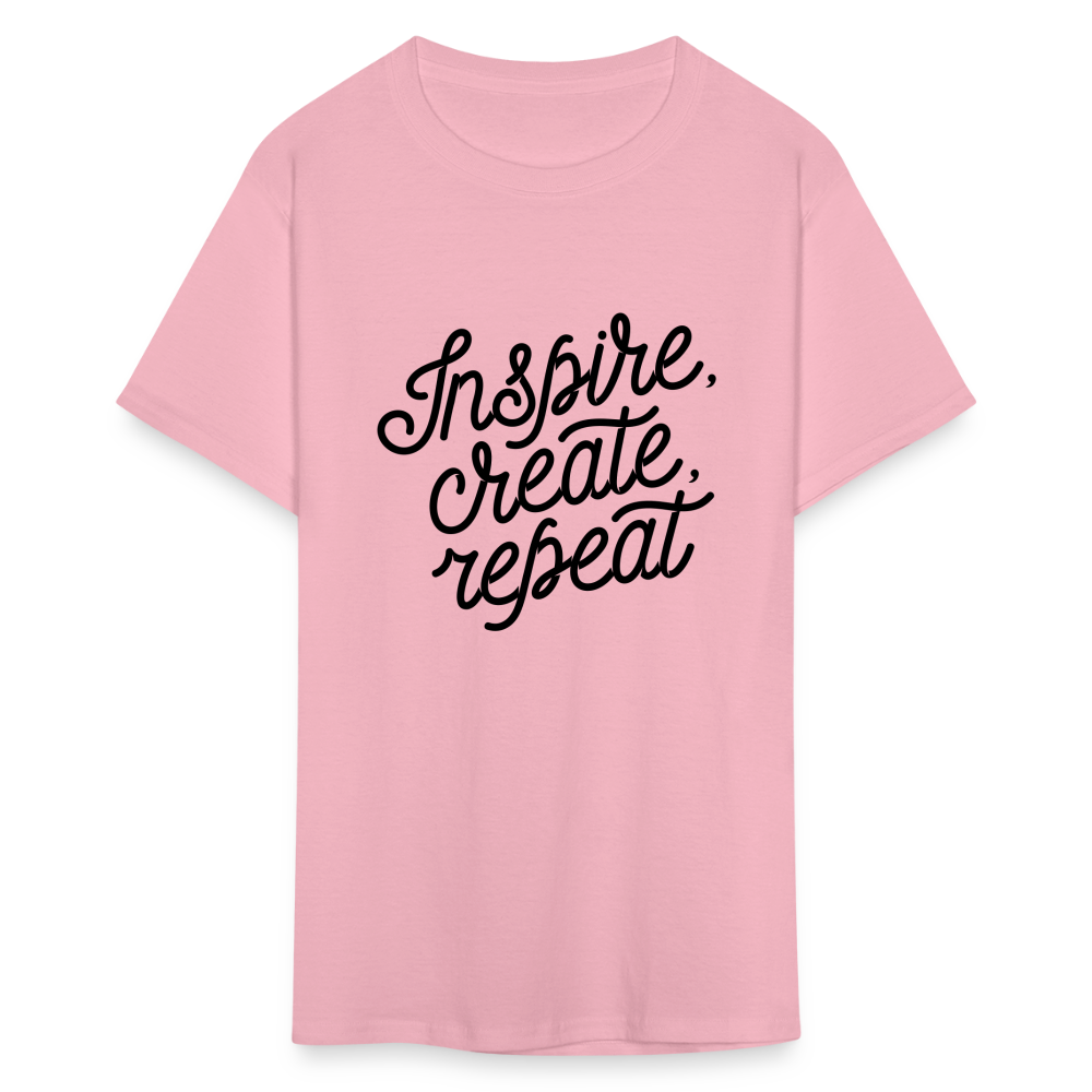 Unisex Classic Inspire Print T Shirt - pink