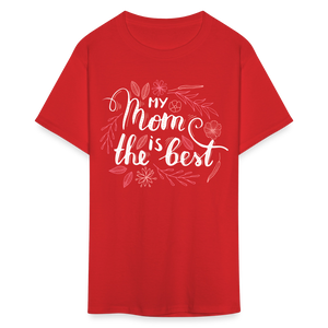 Women's Classic Custom Mother's T Shirt - red