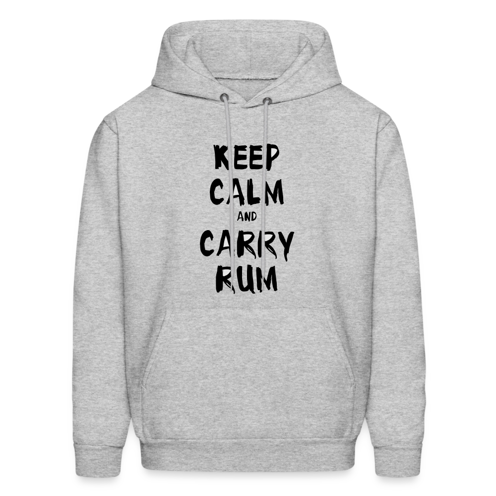 Men's Rum Print Hoodie - heather gray