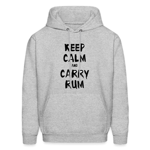 Men's Rum Print Hoodie - heather gray