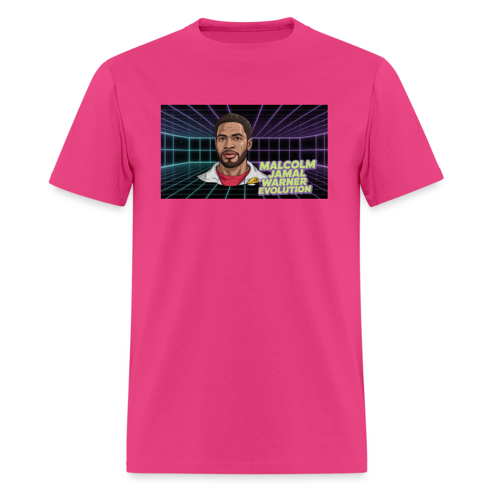 Unisex Classic Malcolm Jamal Warner T Shirt - fuchsia