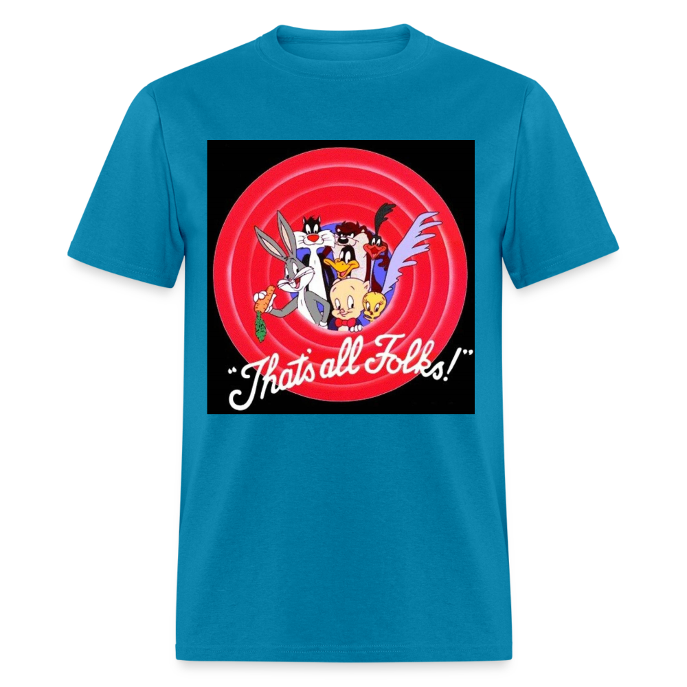 Unisex That's All Print T Shirt - turquoise