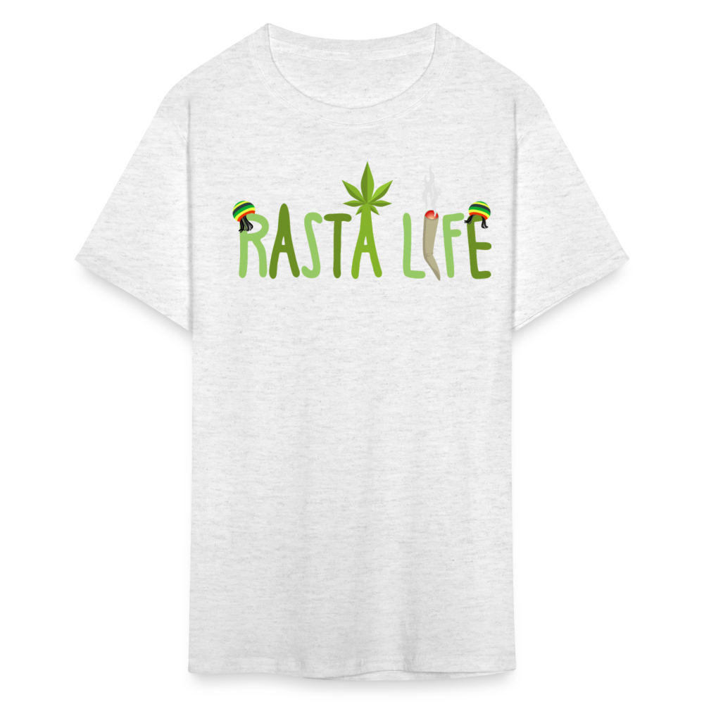 Unisex Classic Custom Rasta T Shirt - light heather gray