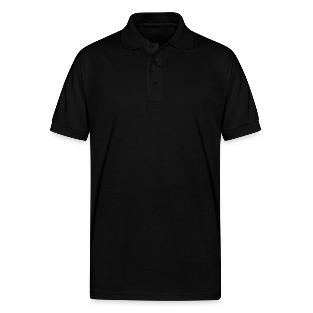 Men's Gildan Unisex 50/50 Jersey Polo - black