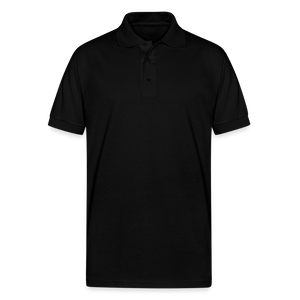 Men's Gildan Unisex 50/50 Jersey Polo - black
