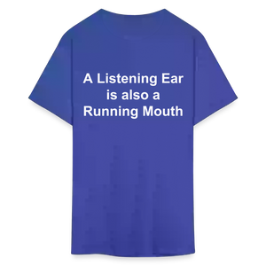 Unisex Classic Custom Running Mouth T Shirt - royal blue