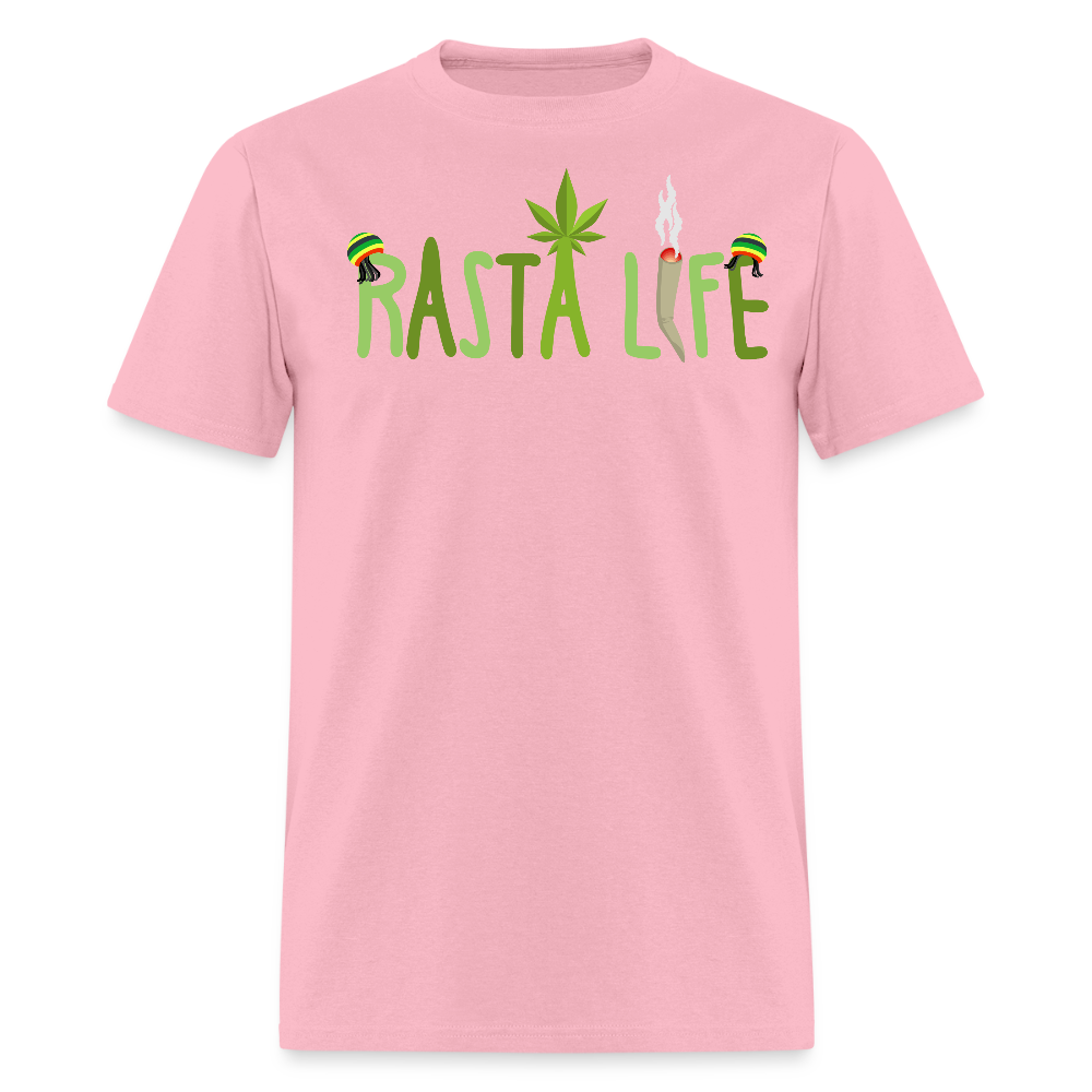 Unisex Classic Custom Rasta T Shirt - pink