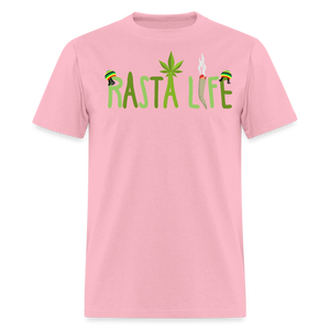 Unisex Classic Custom Rasta T Shirt - pink