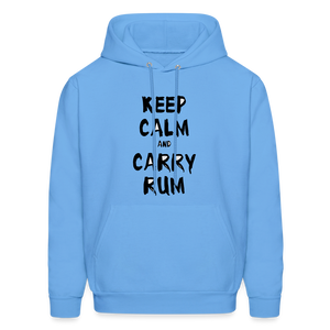 Men's Rum Print Hoodie - carolina blue