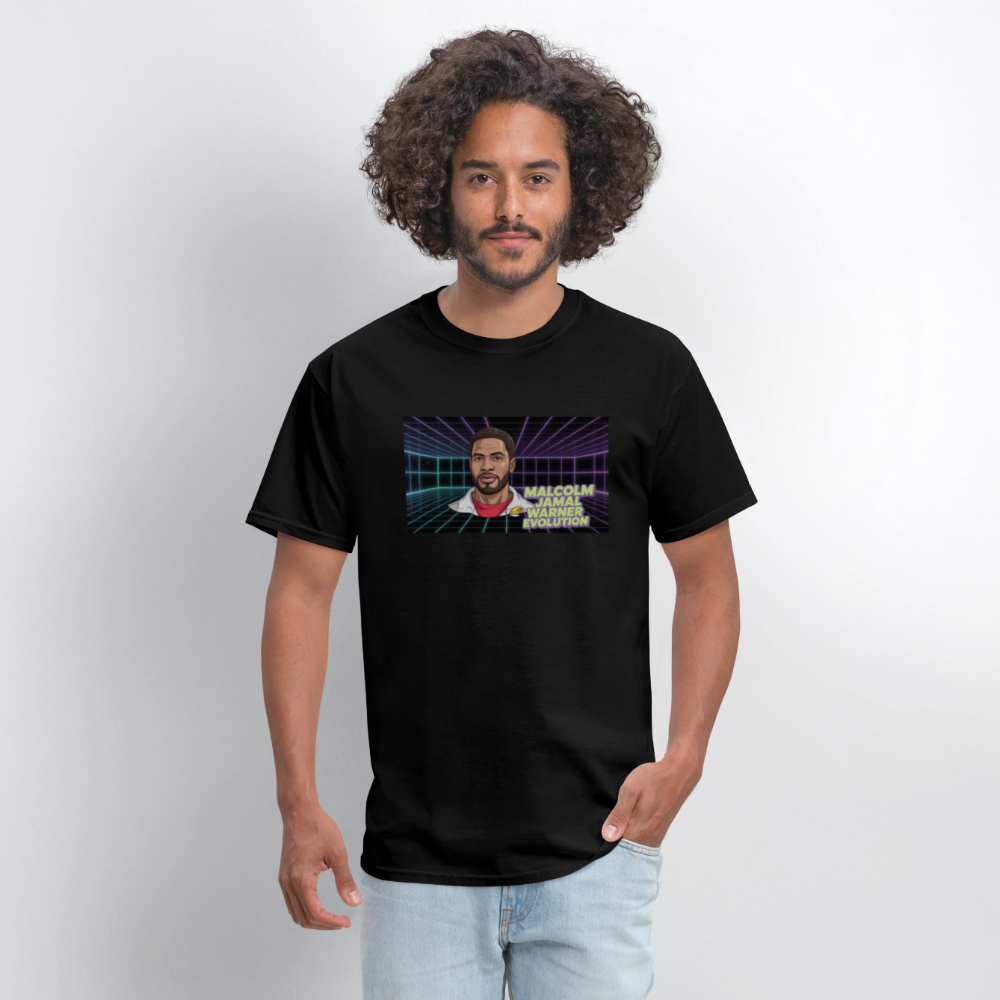 Unisex Classic Malcolm Jamal Warner T Shirt - black