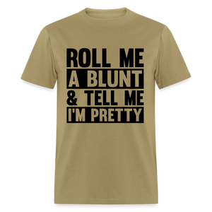 Unisex Roll a Blunt T Shirt - khaki