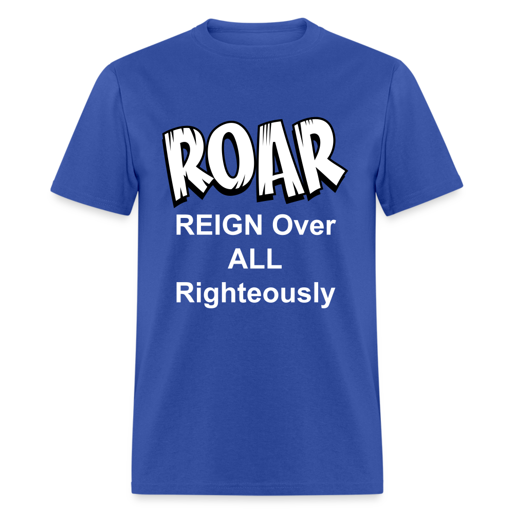 Unisex Classic ROAR T Shirt - royal blue