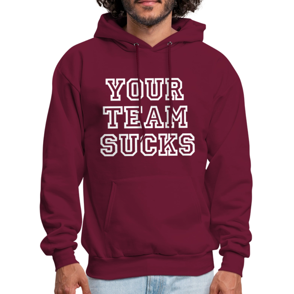 Men's Hanes Hoodie - burgundy