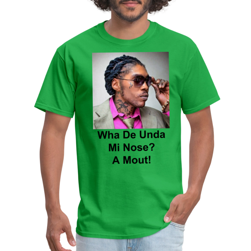 Unisex Classic Vybz Kartel Custom T Shirt - bright green