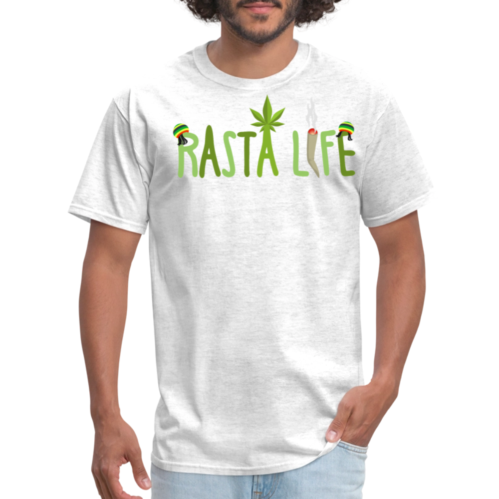 Unisex Classic Custom Rasta T Shirt - light heather gray