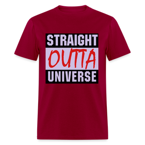 Unisex Straight Outta Compton T Shirt - dark red