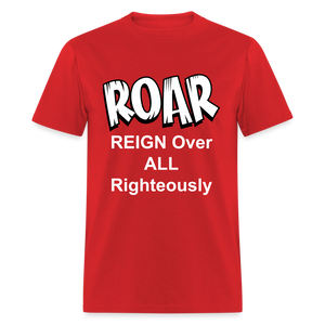 Unisex Classic ROAR T Shirt - red