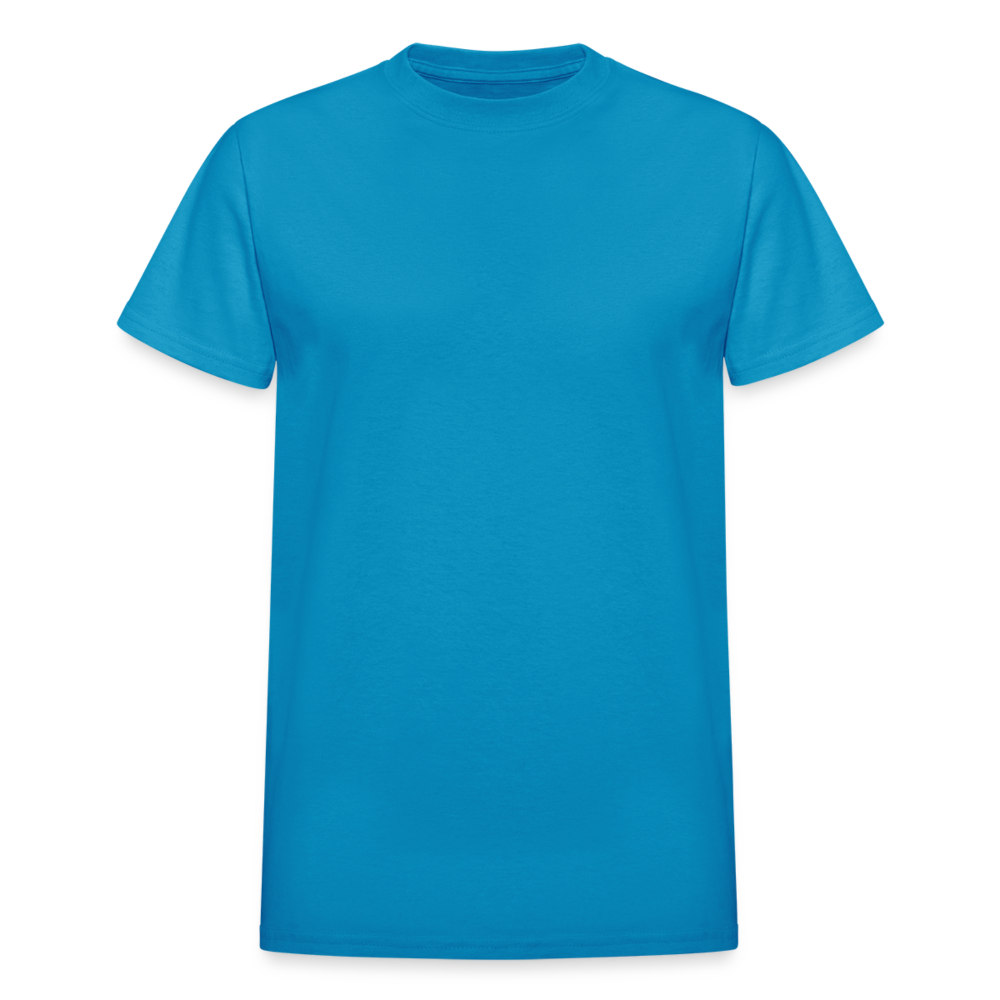 Unisex Adult Gildan Ultra Cotton Print T Shirt - turquoise