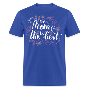Women's Classic Custom Mother's T Shirt - royal blue